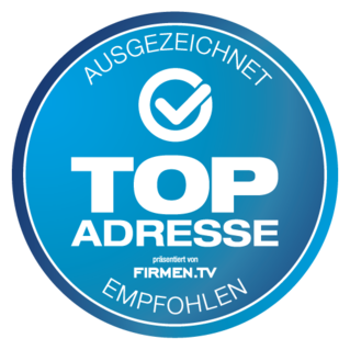 Ausgezeichnet als Top-Adresse von Firmen.TV